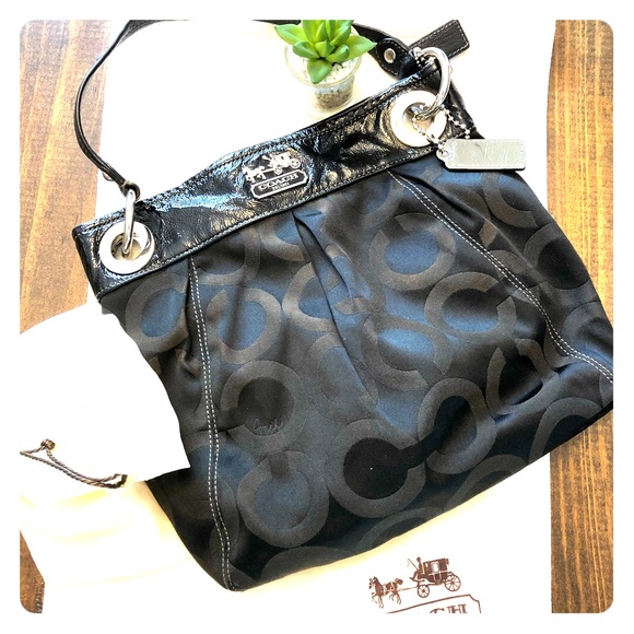 Black Coach Purse - Picture 1 of 5